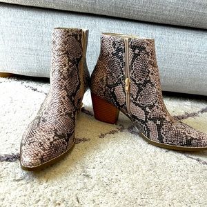 Coconuts by Matisse never worn snakeskin western style booties